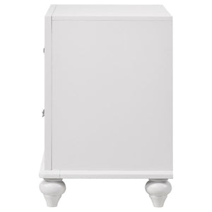 Barzini - 2-Drawer Nightstand - White