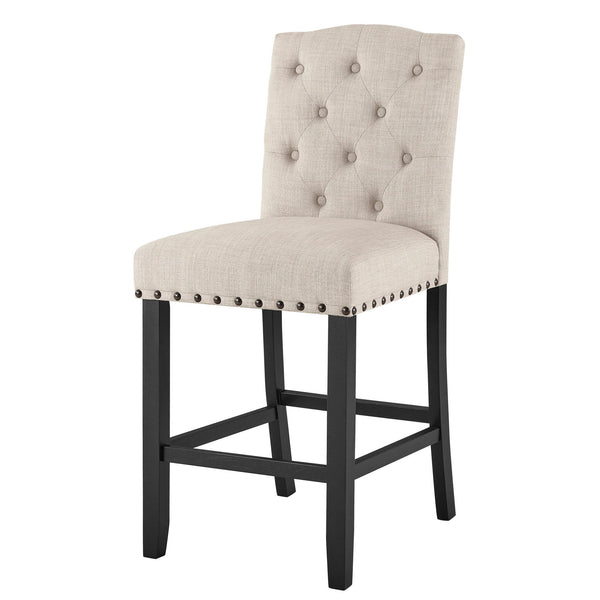 Daphne - 5 Piece Counter Dining Set With Natural Chairs - Natural