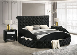 Brigitte - King Storage Bed - Black