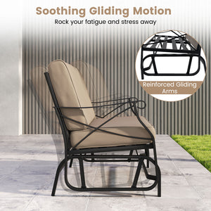Offer a reliable and secure seating experience with robust metal construction<br>Reinforced crossbars for additional stability<br>A 2-person seating space can hold up to 660 lbs for reliable support<br>Comfort is achieved with 5.5" thick seat cushions<br>
