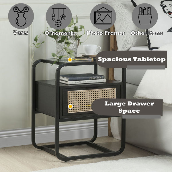 Colson - Accent Table - Black Finish