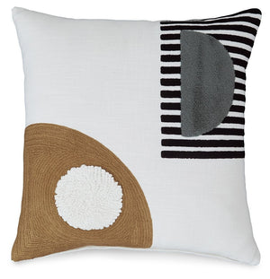 The subdued pattern of this pillow is a refined interpretation of eye-catching abstract aesthetics. Its muted colors are decidedly contemporary, allowing you to curate high-style space where details come together in perfect harmony.<br/><br/><b>Product Fe