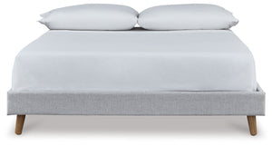 Tannally - Beige - Full UPH Platform Bed