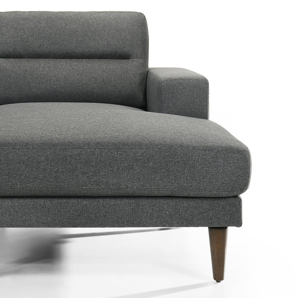 Vale - Left Arm Facing Loveseat - Gray