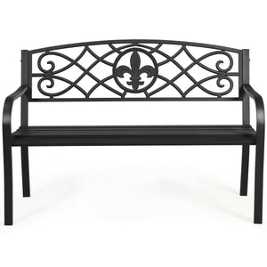 The spacious seat can accommodate 2-3 adults<br>Exquisite backrest gives the bench a modern look<br>Perfect for garden  park  deck  backyard  balcony  etc<br>Non-slip pads prevent the floor from being scratched<br>Solid legs and sturdy structure offers po
