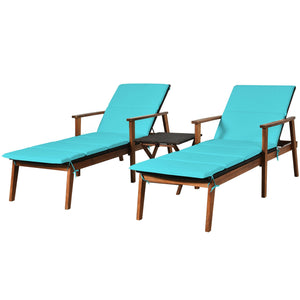 Adjustable fully reclining design with simple locking system <br>All-weather resistant rattan featuring sturdy wood construction <br>Very convenient to enjoy a warm sunshine at the pool or beach <br>Full padded and cushion offer you a comfortable experien