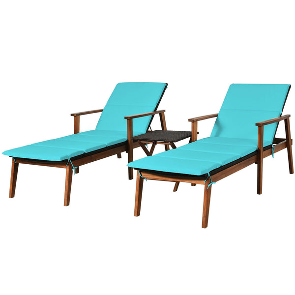 Adjustable fully reclining design with simple locking system <br>All-weather resistant rattan featuring sturdy wood construction <br>Very convenient to enjoy a warm sunshine at the pool or beach <br>Full padded and cushion offer you a comfortable experien
