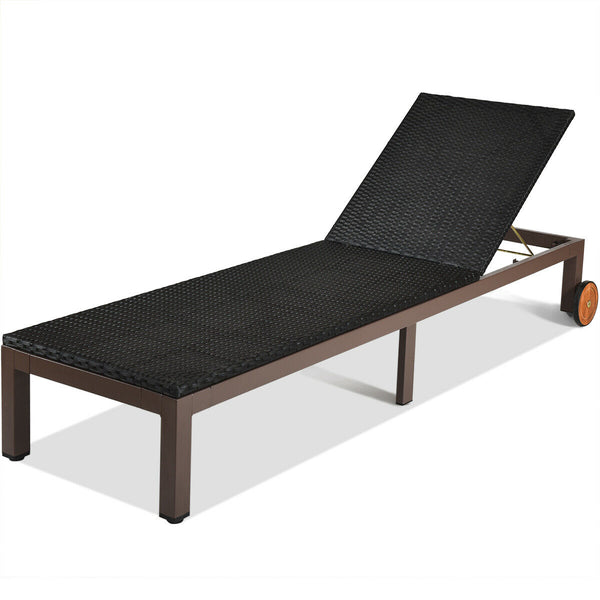Sturdy metal frame supporting  holds up to 375 lbs<br>Ergonomic backrest in 5 tilting positions  fits your body curve to a better enjoyment<br>Soft & comfortable cushion with high resilience  provides a more comfortable relax<br>Environmentally friendly P