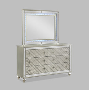Cristian - King 5 Piece Bedroom Set - Champagne