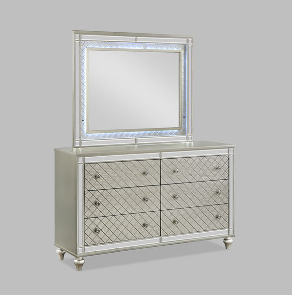 Cristian - King 5 Piece Bedroom Set - Champagne
