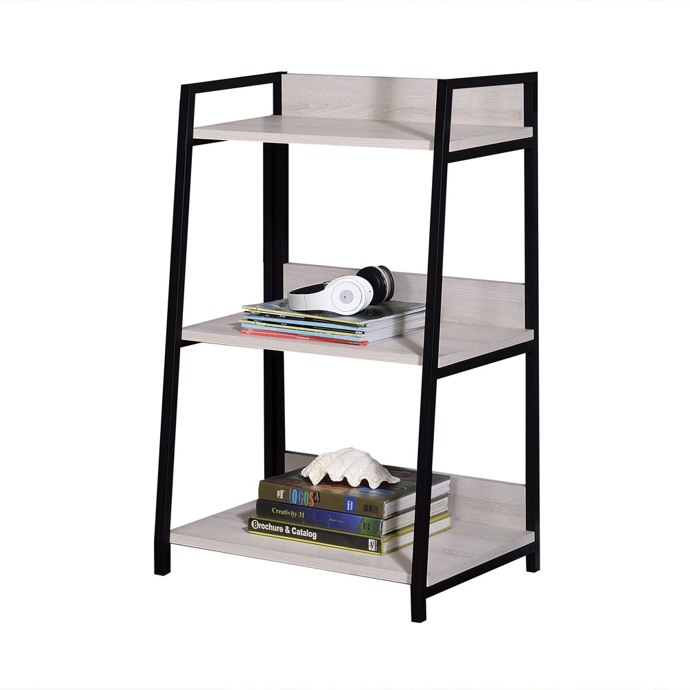 Combining simplicity with functionality, this Wendral bookshelf will sure to be an eye-catching piece in any home. Featuring a shelf storage system with a ladder-like appearance, each component is expertly crafted from the finest materials, including meta