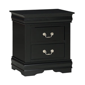 Louis Philip - Queen 4 Piece Bedroom Set - Black
