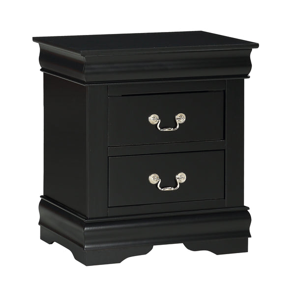 Louis Philip - Queen 4 Piece Bedroom Set - Black
