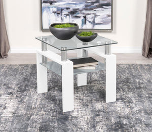  complemented by a frosted tempered glass shelf for added storage or display. Supported by a sturdy metal frame