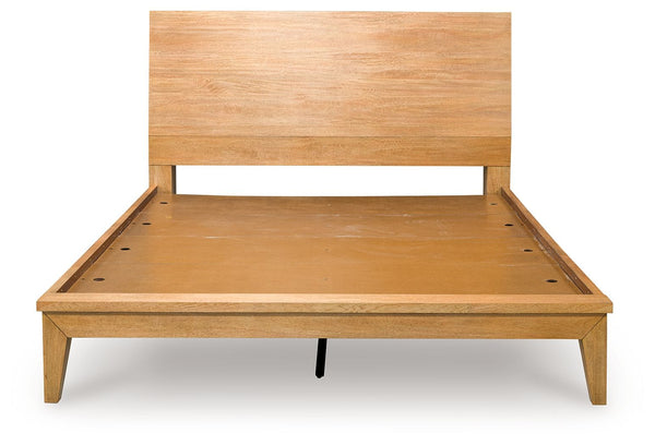  blending relaxed contemporary design with a trendy allure. The beautiful layback headboard features convenien