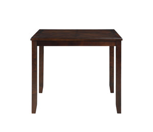 Gia - 5 Piece Square Counter Dining Set (Table & 4 Chairs) - Cherry