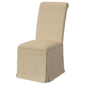 Shawna - Upholstered Skirted Dining Chair (Set of 2) - Khaki