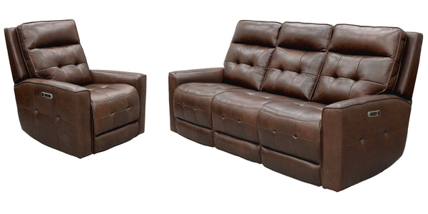 Bring upscale elegance to your living area with the Canterbury Power Zero Gravity Reclining Sofa Group. This gorgeous matching set includes a Power Recliner, a Power Console Loveseat, and a Power Sofa. Covered in gorgeous, supple leather with a custom mat