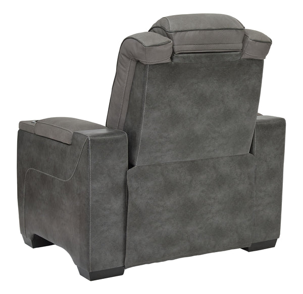 Next-Gen Durapella - Slate - Power Recliner/Headrest