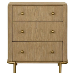Arini - 5 Piece Queen Bedroom Set - Cream And Sand Wash