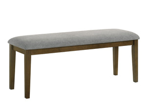 This dining group brings a blend of rustic charm and contemporary elegance to any dining space. Crafted from rich wood with a warm finish, it radiates an inviting feel thatâ€™s perfect for family gatherings and stylish entertaining. The sturdy table featu