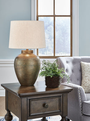  this table lamp fills a room with well-lit splendor. Simple in shape