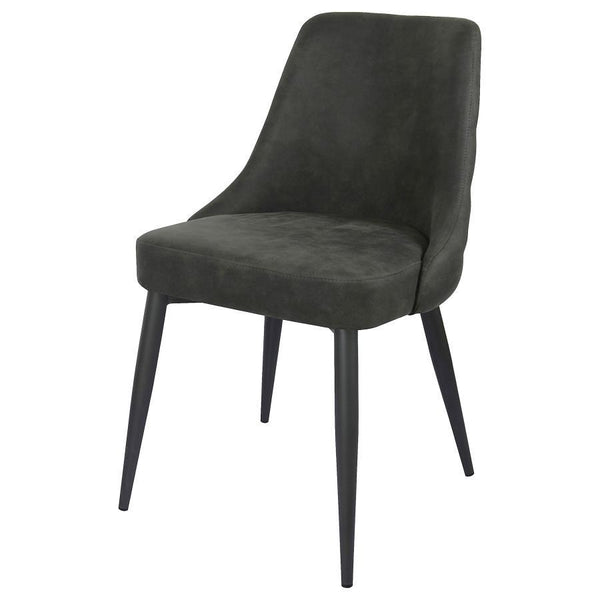 Cosmo - Upholstered Dining Side Chair (Set of 2) - Gray