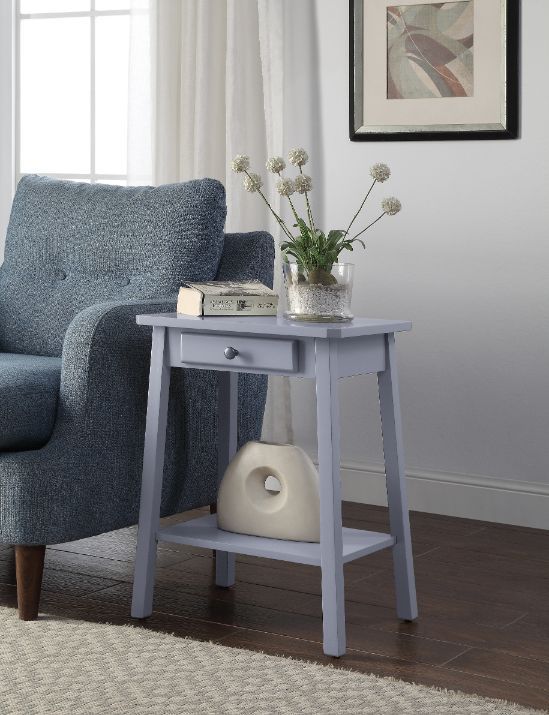 Kaife - Accent Table - Gray Finish
