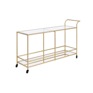Kenda - Serving Cart - Clear Glass