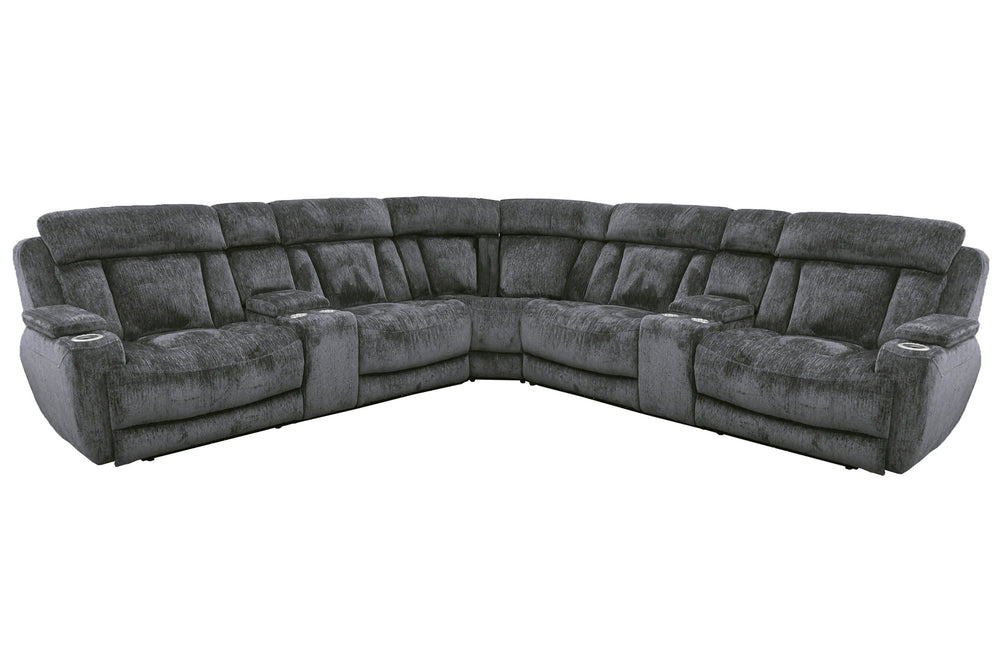 For maximum coziness, Dalton is unsurpassed. Its generously scaled design is brought to life in a plush, textural high performance chenille cover while it delivers power motion footrest and headrest functionality. Dalton-'s wide arms feature integrated cu