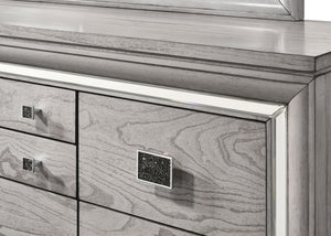 Vail - King 4 Piece Bedroom Set - Gray