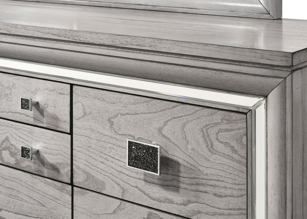Vail - King 4 Piece Bedroom Set - Gray