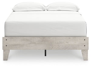 Shawburn - Whitewash - Platform Full Bed