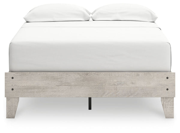 Shawburn - Whitewash - Platform Full Bed