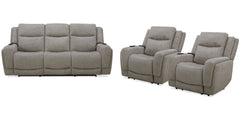 Penfield offers a remote control for a zero-gravity recline, power headrest, lumbar support, and heat and massage features for added relaxation. Made from durable and soft 100% polyester fabric, the Penfield has stylish two-tiered track arms. The sofa inc