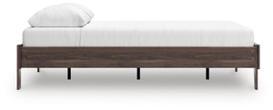 Calverson - Mocha - Queen Platform Bed
