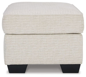 Cashton - Snow - Ottoman