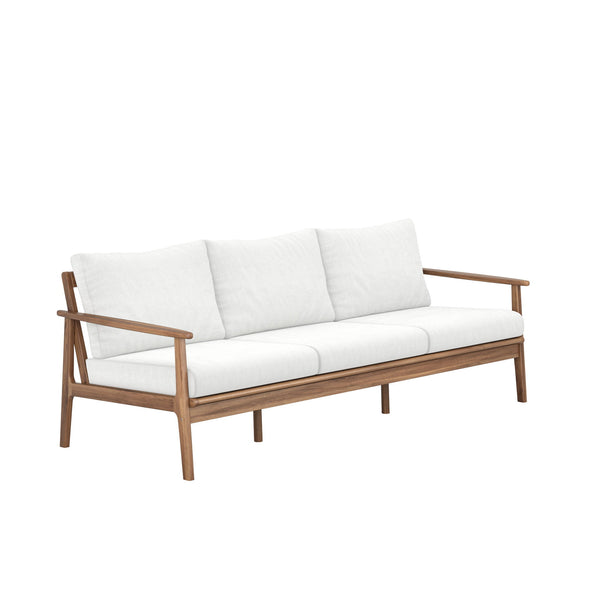 The Ashton Patio Sofa combines durability, comfort, and sleek design, making it the perfect addition to any outdoor space. Crafted from FSC-Certified Acacia solid wood, this sofa offers exceptional strength and natural weather resistance, ensuring it with