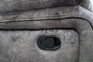 Park City - Sofa With Dual Recliner - Slate