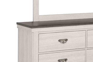  with its panel headboard and soothing finish