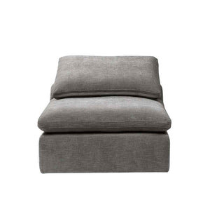 Naveen - Armless Chair - Gray Linen