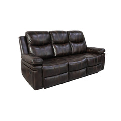 The Kellen Dual Recliner Sofa in rich brown seamlessly blends durability, comfort, and thoughtful design. Built with premium hardwood and plywood frames, this sofa ensures long-lasting stability and support. The plush, resilient foam cushions and advanced