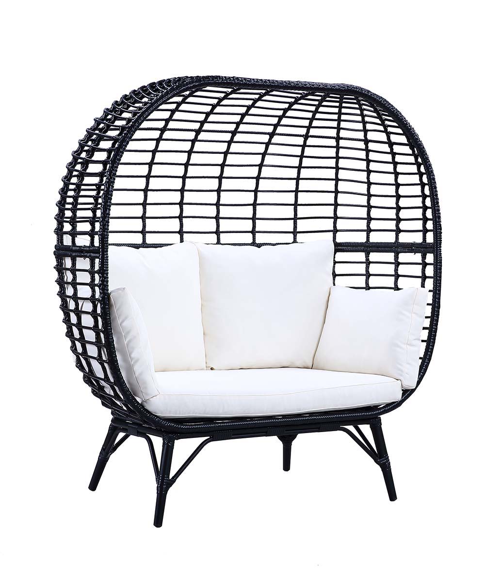 Penelope - Patio Lounge Chair - Black - 53-"