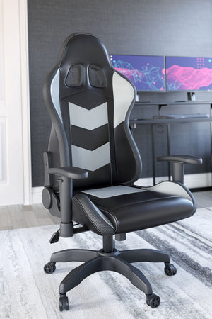  this swivel office chair with comfy contoured seat an