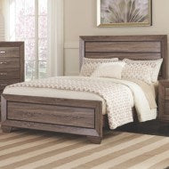 Kauffman California King Bed with Panel Design