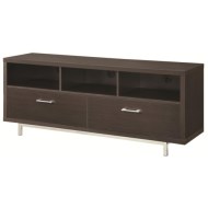 Entertainment Units Low TV Console w/ Metal Base
