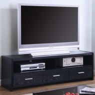 TV Stands Contemporary Media Console with Shelves and Drawers