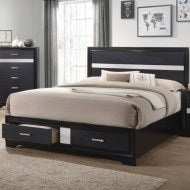 Miranda California King Storage Bed with 2 Dovetail Drawers