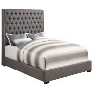 Upholstered Beds Upholstered Queen Bed with Diamond Tufting