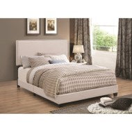 Upholstered Beds Upholstered Twin Bed with Nailhead Trim